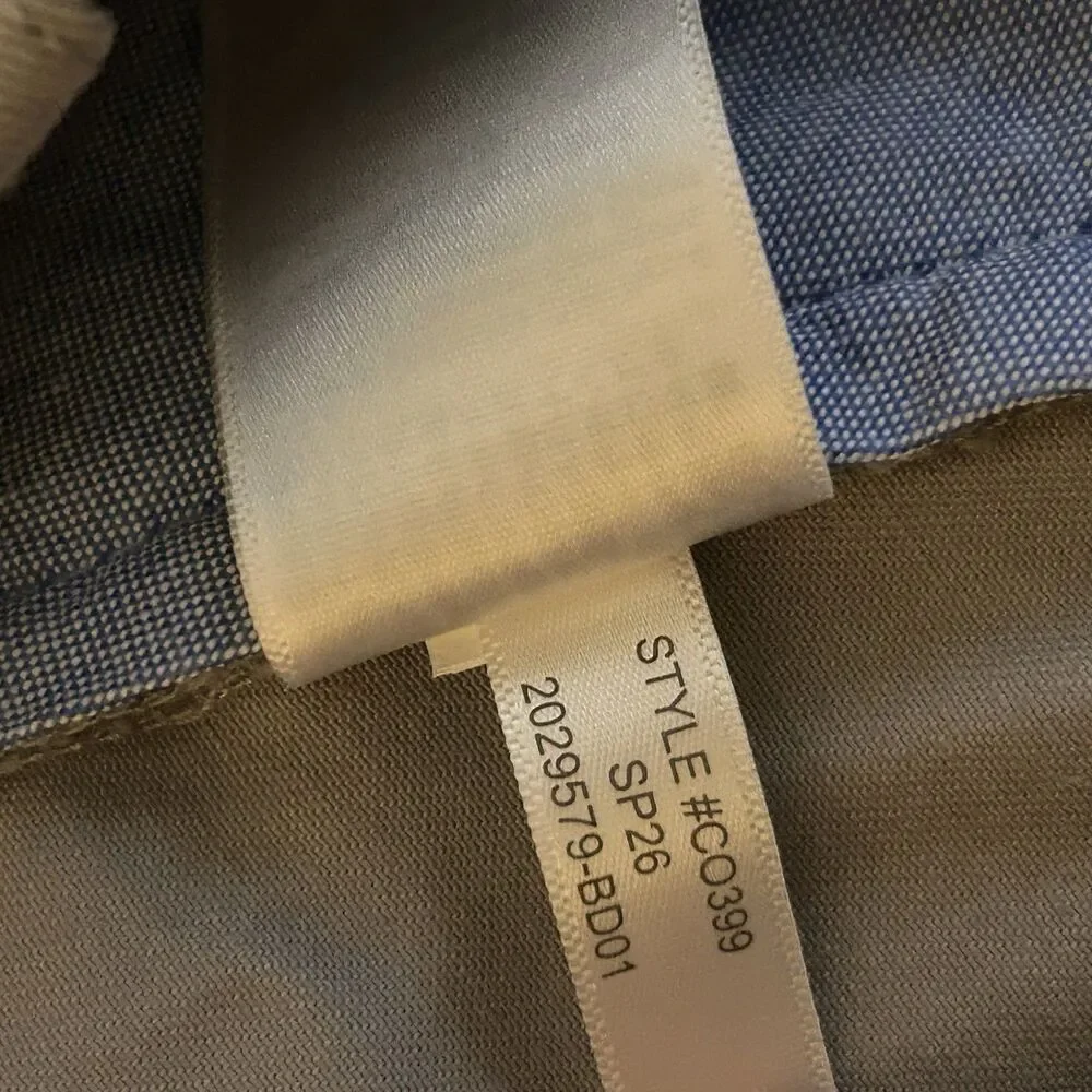 J Crew Pants Mens 35x32 Stone Gray Slim Original Chino Casual Office CO399 NWT